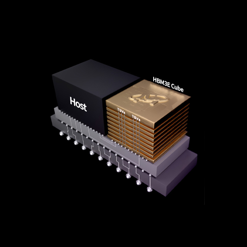 MT65B18G16120A00QH-92：A   Micron(镁光)  HBM3E 高带宽内存（HBM） 芯片，面向生成式